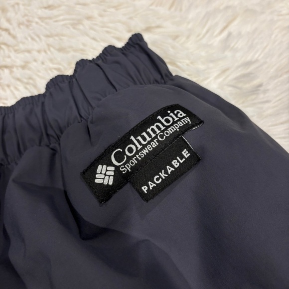 Columbia Omni-tech Vertex Woman’s gray ankle zip mesh lined nylon pants large - Picture 12 of 14